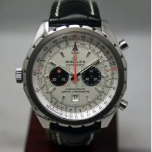 Breitling Chrono-matic 44 Model A41360 Stainless Steel Box And Papers