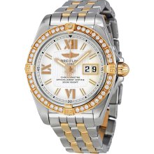 Breitling Cockpit 18k Gold and Stainless Steel Mens Watch C4935053-A671TT