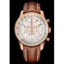 Breitling Montbrillant 01 Limited Edition Red Gold Watch #575