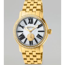 Brera Valentina II Diamond Golden Watch Head, 42mm