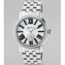 Brera Valentina II Diamond Stainless Steel Watch Head, 42mm