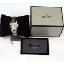 Bulova Authentic Watch Wintermoor Diamonds Steel 96p127