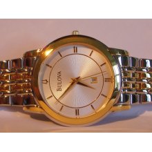 Bulova Slim Dress Watch 98h48 Rrp Â£179