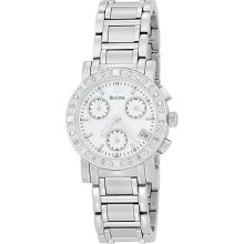 Bulova Women's 96r19 Diamond Chronograph Watch