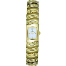 Bulova Women's Bracelet Gold Tone Watch 97s81