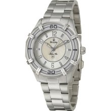 Bulova Women's 'marine Star' Stainless Steel Quartz Watch