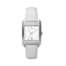 Burberry Watch, Women's White Leather Strap _bu1576