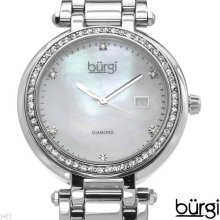 BURGI BUR055SS Swiss Movement Diamond Ladies Watch