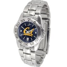 Cal Berkeley Golden Bears Ladies Stainless Steel Dress Watch