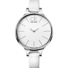 Calvin Klein Women's Glow Watches K2b23101 White