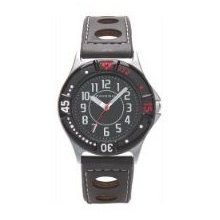 Cannibal Boy's Quartz Watch With Black Dial Analogue Display And Black Plastic Or Pu Strap Cj217-06