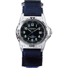 Cannibal Men's Quartz Watch With Blue Dial Analogue Display And Navy Nylon Strap Cg031-04