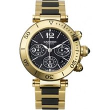 Cartier Pasha Seatimer Chronograph Yellow Gold Watch W301970M