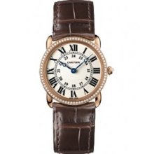 Cartier Ronde Louis Unisex Gold Watch WR000351