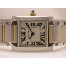 Cartier Tank Francaise Gold/steel Ladies Watch W51007q4