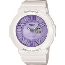 Casio Baby-g Bga-161-7b1jf Blooming Pastel Purple Analog Digital G-shock Japan