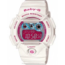 Casio Baby-G Tropical Paradise White Orchid World Time 100 BG1005M-7