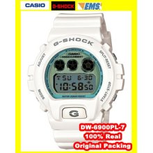 Casio G-shock Dw-6900pl-7 Dw6900 Crazy Colors White Limited Model Us