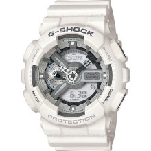 Casio G-Shock wrist watches: G-Shock 3-D White Grey Black ga110c-7a