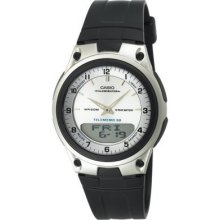 Casio Mens Analog Digital 30 Page Databank Watch Aw80-7