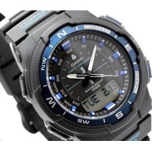 Casio Sports Gear, Analog Digital, Sgw500h Sgw-500h-2bv, Compass, Thermometer