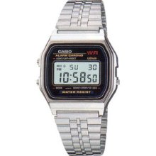 Casio Vintage Look Retro A159wa-n1df Silver Digital Watch