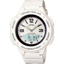 Casio Watches LCF30-7B Ladies Tough Solar Powered Ana-Digi Watch