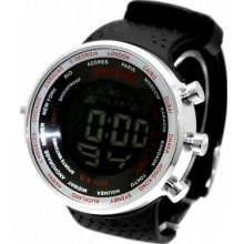 Casual Special Round Alarm Backlight Men's Ladies Sport Digital Watch Dw362