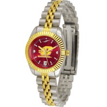 Central Michigan Chippewas Executive Anochrome watch 23kt gold-plated