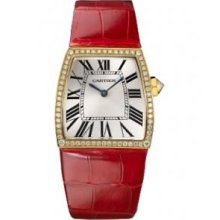 Certified Pre-Owned Large Cartier La Dona Yellow Gold Watch WE600251