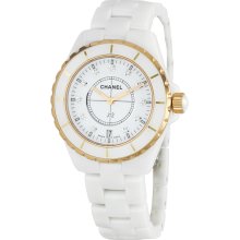 Chanel J12 White Ceramic Diamond Unisex Watch H2180