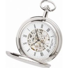 Charles Hubert Mechanical Pocket Watch with Two Tone Front Cover 3860