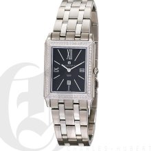 Charles Hubert Women's Diamond Baleen Mens Titanium Case Watch 18313-B