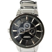 Chronometer Fashion Water Quartz Hour Hand Dial Clock Men Mens Steel Wrist Watch