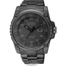 Citizen Aqualand wrist watches: Super Titanium All Black bj8075-58e