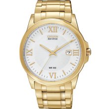 Citizen Authorized Dealer Bm7262-57a Eco-drive Gold-tone Men's Watch