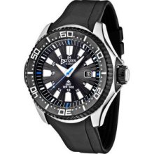 Citizen Bj7065-06e Promaster Gmt Eco Drive Rubber Band Men's Watch