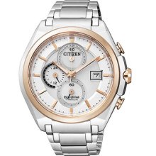 Citizen Eco-drive Mens Super Titanium Chronograph Sports Watch Ca0356-55a