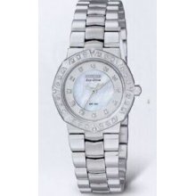 Citizen Eco Drive Serano Watch With 40 Diamonds & Mop Dial