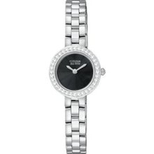 Citizen Eco-Drive Silhouette Crystal Ladies Watch EX1080-56E