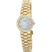 Citizen Ew9822-59d Womens Eco-drive Silhouette Crystal Mop Pearl Watch