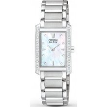 Citizen Ladies Eco-drive Palidoro Mop Dial Diamond Watch Ex1130-50d