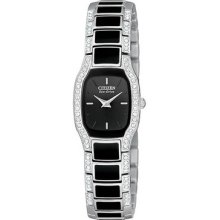 Citizen Ladies Eco-drive Normandie Black Resin Watch Ew9780-57e