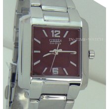 Citizen Lady Eco-drive No Battery Stainless Steel Ep5751-51x Wr Usa Seller