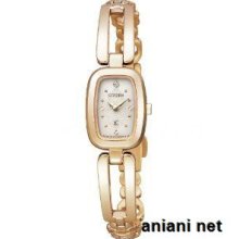 Citizen Lineup Xc Eco-drive Ladies Eg2832-57w Gold X Cream Watch