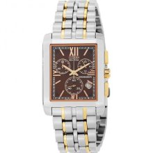 Citizen Men's AT2016-54X Eco Drive Two-Tone Rose Gold Watch