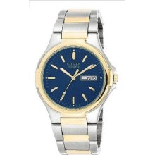 Citizen Men's Dress Two Tone Stainless Steel Watch Bk3564-52l