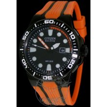 Citizen Promaster wrist watches: Diver Black And Orange bn0097-11e