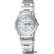 Citizen Wicca Eco-drive Day-date Na15-1384a Ladies Watch