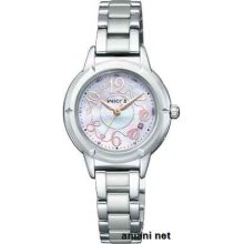 Citizen Wicca Solar-tec Radio Clock Na15-1733d Ladies Watch